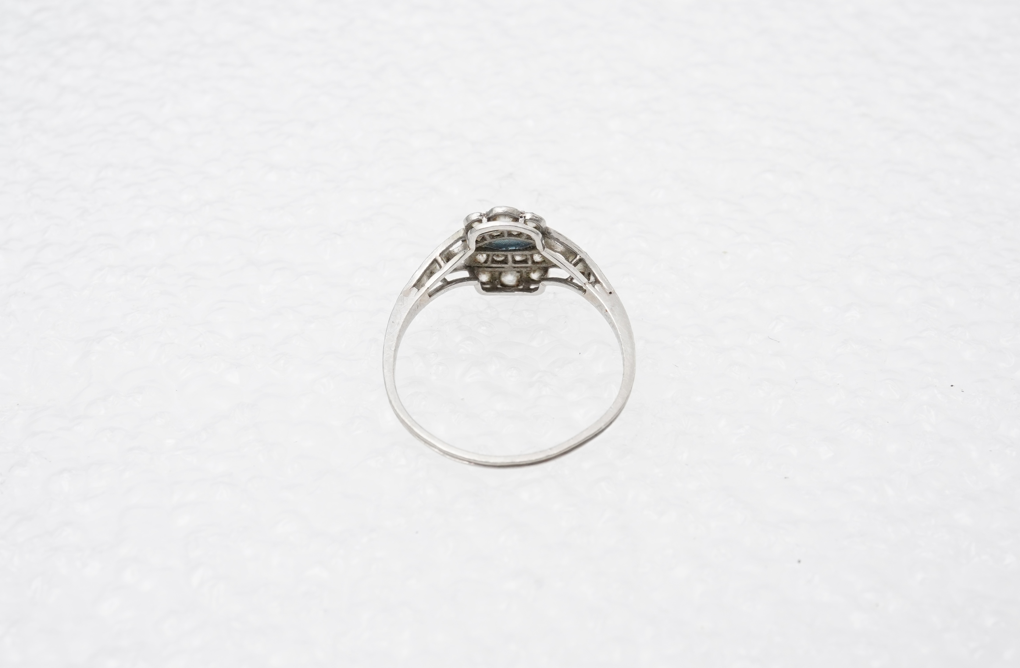 A fine Art Deco sapphire and diamond ring, circa 1920